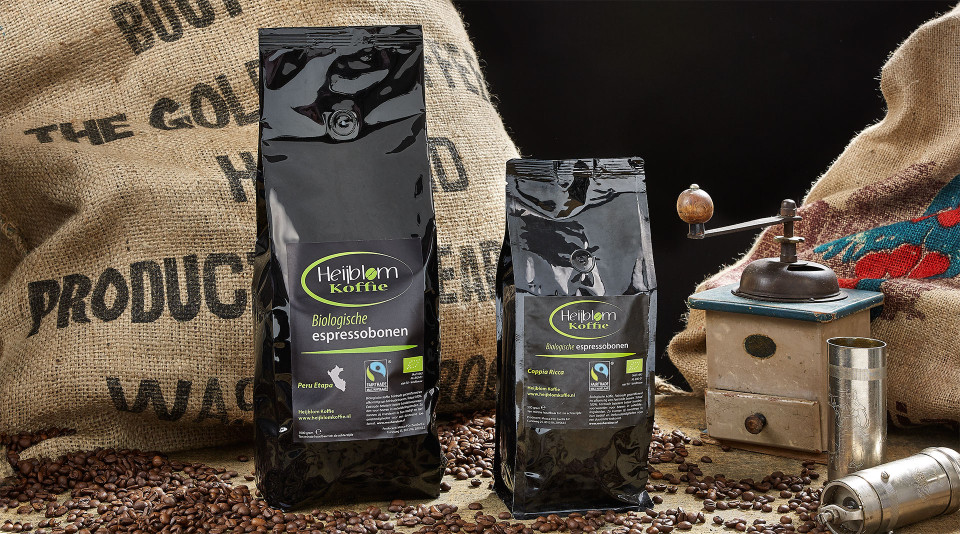 biologische espresso lijn Heijblom koffie