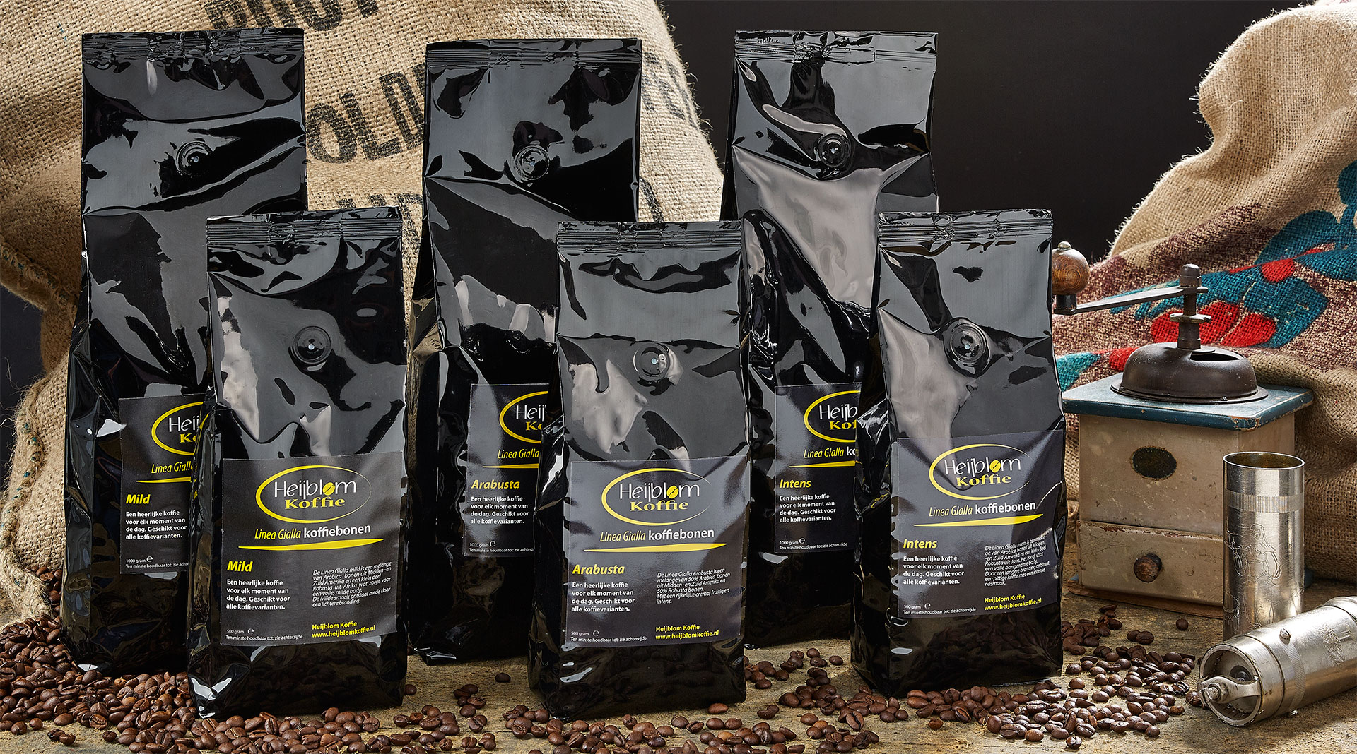 linea gialla espresso Heijblom koffie